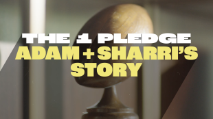 Adam Schefter and Sharri's The 1 Pledge story video